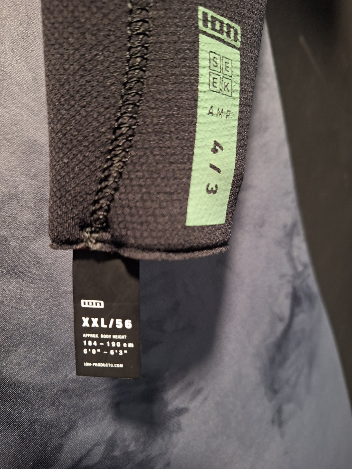 ION Seek Amp 4/3 Front Zip XXL  2023